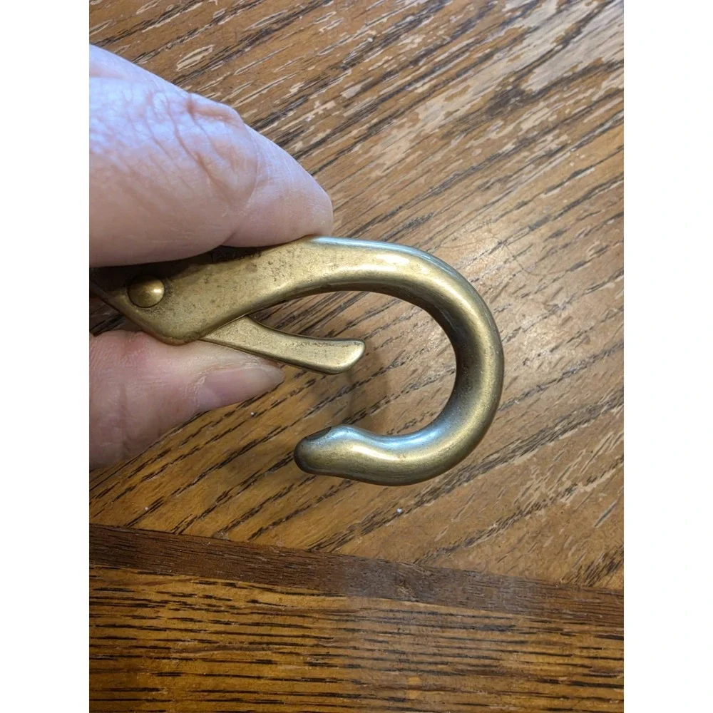 Brass Clip Hook 3‎ Scuba Diving Swivel Strap Gear Keeper Pink